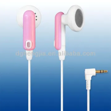 Pink in-earphone/cheap earphone for MP3/MP4/mobile phone