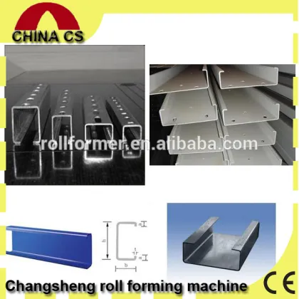 C Z purlin machine for steel construction