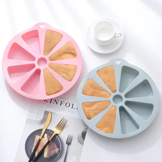 Silicone 8 Cavity Portion Cake Mold