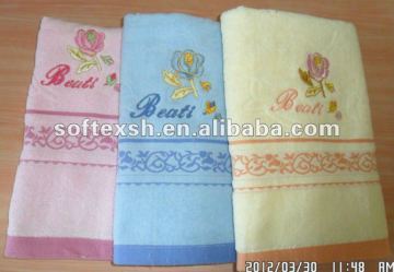 cotton jacquard velvet bath towel wholesale