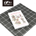 Custom garden style hardcover memo pad notebook portable notebook&diary