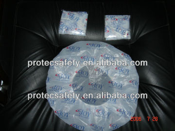 transparent disposable PE shower cap