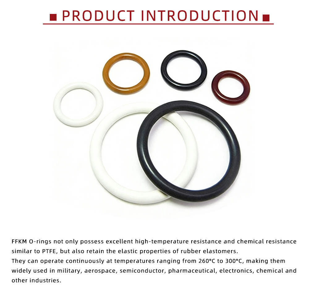 Multi-Color FFKM Perfluoroether O-Ring Seals x
