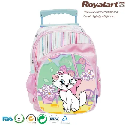 Eminent cat girl trolley school bag