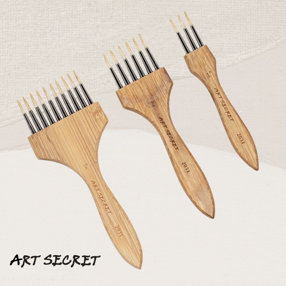 Artistic Multi-tip Comb Brush