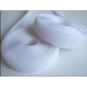 25M Black White 1" Hook Sew on Tape Polyester