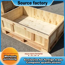 Durable 120×80×27 Wood Base Plastic Box