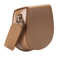 Elegant Leather Saddle Crossbody Bag