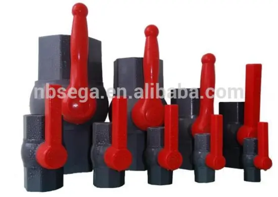 thread valve, plastic pvc ball valve