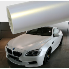 Pearl White Matte Gold Car Vinyl Film