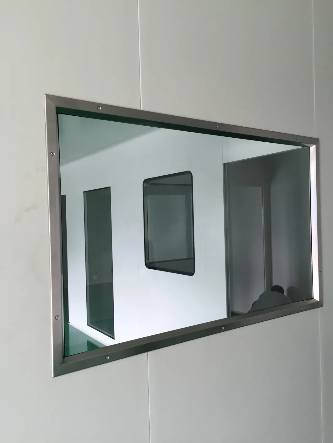 Janela de aço de vidro para sala limpa farmacêutica com certificação CE