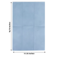 Паперові гостьові рушники Dusty Blue Linn Feel Airlaid