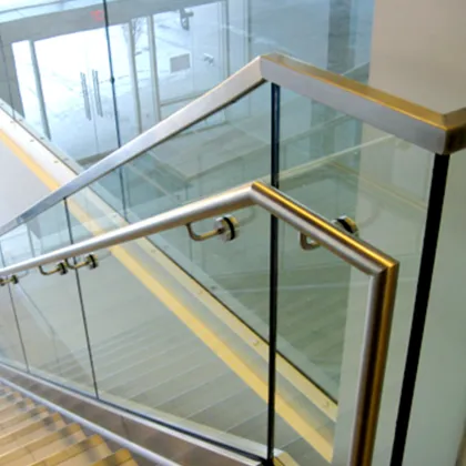 Landscape glass railing with CE certification