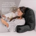 Large Adult Backrest with Arms Lumbar Pillow