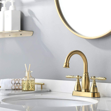 Polished Brass Bathroom Faucet Peerless Matte Gold
