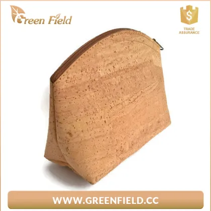 Cork purse cork bag natural cork toiletry purse