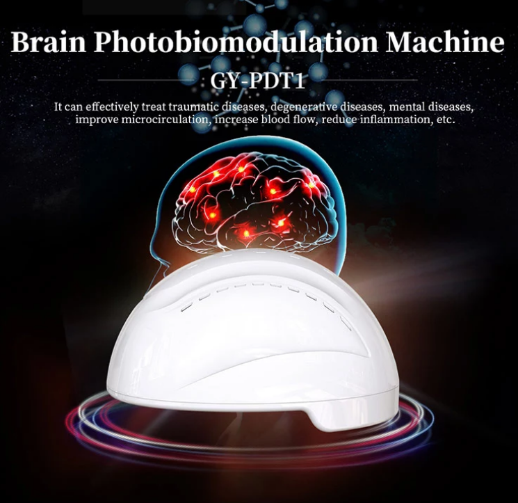 1-20000HZ Frequency Pulse Light Brain therapy helmet