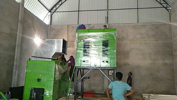 Rice grain dryer machine for parboiled artificial