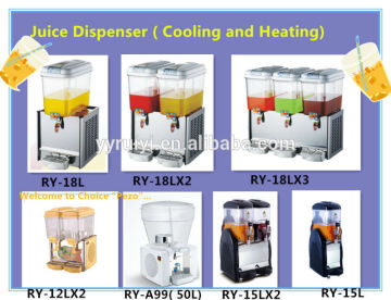 12 liters 2 tank fruit juice dispenser