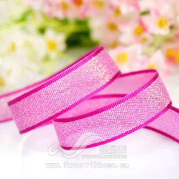 Woven Metallic Ribbon