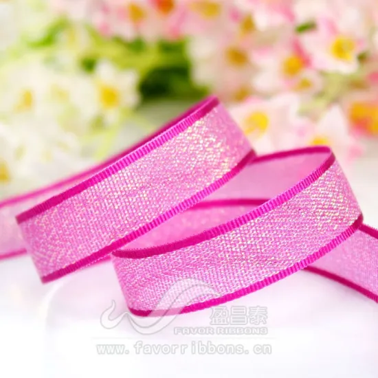 Woven Metallic Ribbon