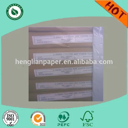 Art paper 450*640mm 640*900mm etc.