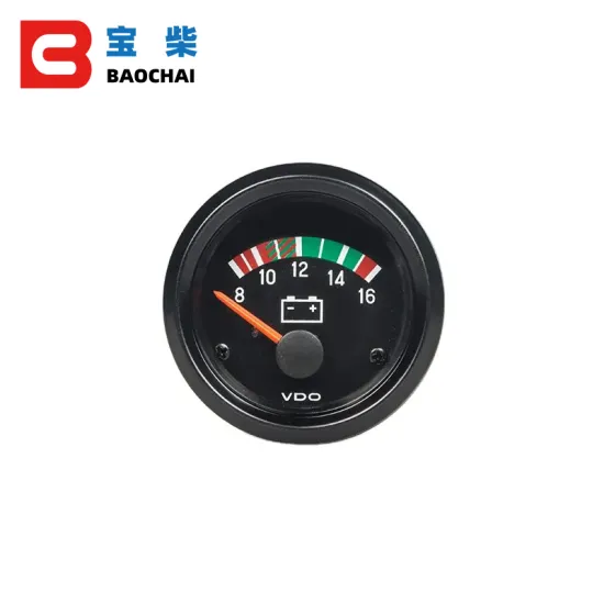 12V-24V VDO Voltmeter for Diesel Generator Sets - 8-16V/16-32V Range