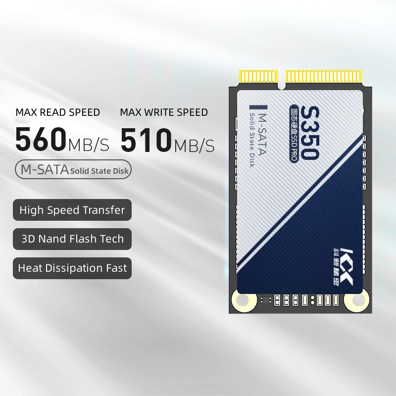 3d Nand Flash Tech M-Sata Solide Disk