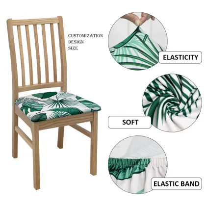 Spandex Banquet Chair Cover with Printed Flower Pattern