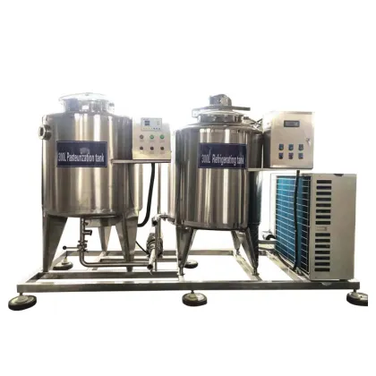 Double Milch Milk Pasteurizer Tank - Efficient Dairy Processing Equipment