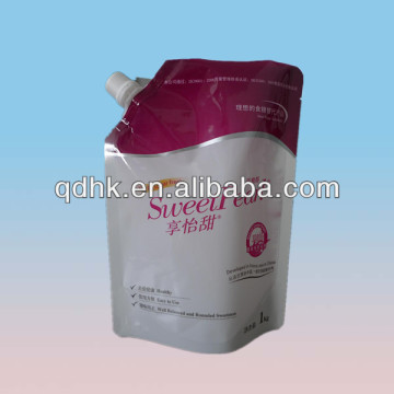 1KG plastic milk drink bag with spout