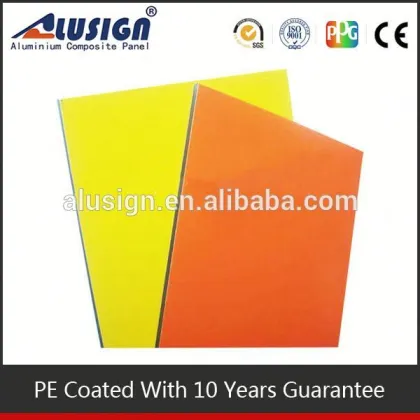 Aluminum granite wall coating