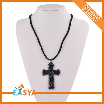 Plastic Cross Necklace Catholic Rosary