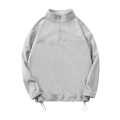 1/4 halb Reißverschluss Up Pullover Hoodie warmes Sweatshirt