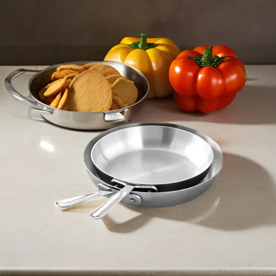 Wholesale Stainless Steel Frying Pan Skillet - Non Coating Cookware Cooking Pans