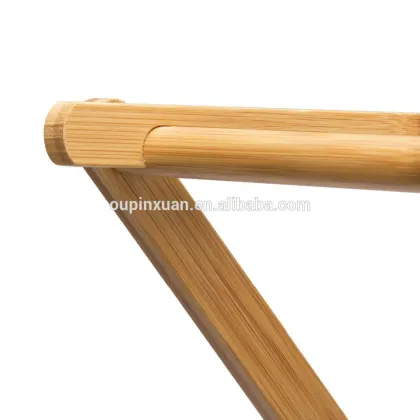 Household Essentials Folding Clothes Drying Rack, Bamboo