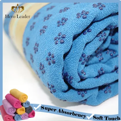 2017 hot yoga towel microfiber, best yoga towel, non slip yoga towel mat