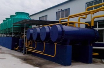 Condensor of rendering plant