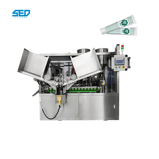 Automatic Plastic Toothpaste Lotion Filling and Sealing Machine