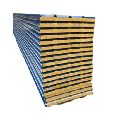 perforated metal rockwool mineral wool sandwich panel