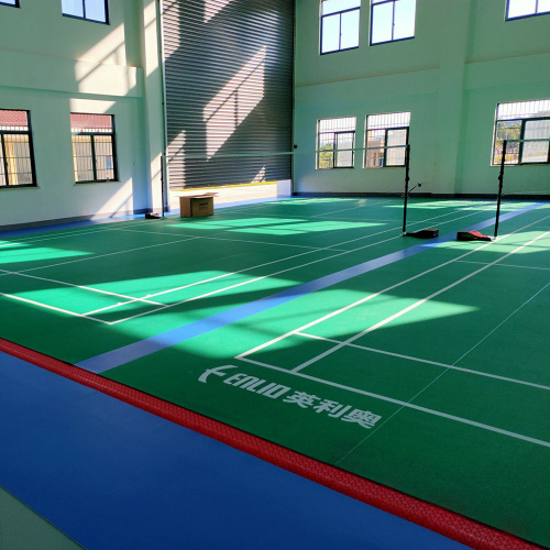 Indoor PVC badminton floor mats with BWF certificate