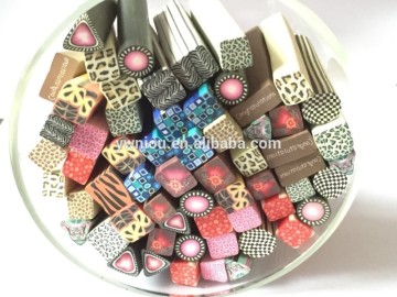 1cm Nail Art Cane Rod Multi-Pattern New Polymer Clay Stick Decorations