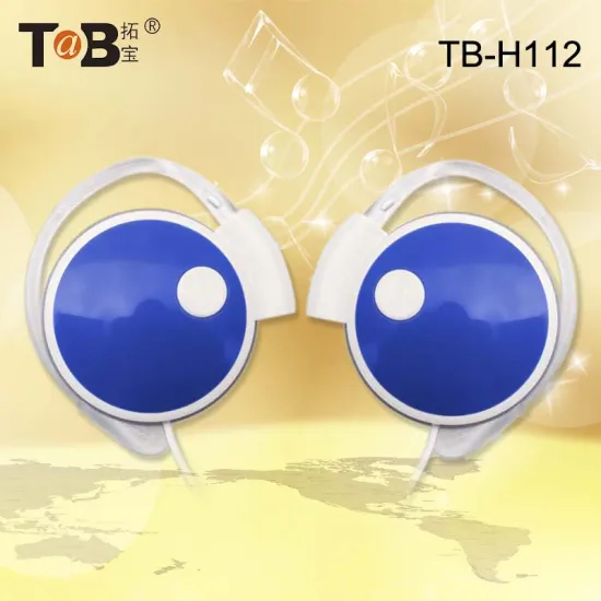 2014 new hot selling colorful fashion mp3 mp4 pc computer mobile phone sport earhook headphones china factory manufacturer