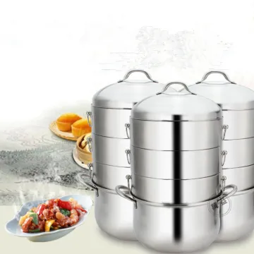 Large Capacity High Quality Stainless Steel Steamer Pot