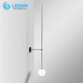 LEDER Black Reading Wall Lamp