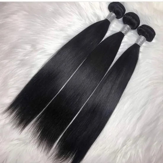 Bone Straight Double Drawn Human Hair Bundles with Cuticle Aligned Virgin Hair