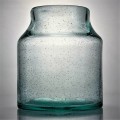 Green Bubble Recycled Bottle Flower Glass Vase