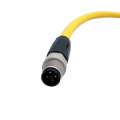 M12 Female L-Code to Male T-Code Power Cable