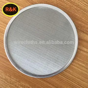 Aluminum Wrapped Edge Filter Disc Wire Mesh Filter Disk