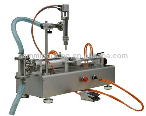 High accuracy Pneumatic Piston Liquid filling machine for essential oil,perfume,E-liquid,olive oil ,juice,soft drink (10-100ml)